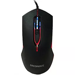 Компьютерная мышка Greenwave GM-1641L black-red (R0015250)