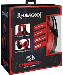 Наушники Redragon Chronos Red/Black - миниатюра 6