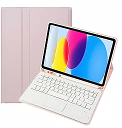 Чохол для планшету BeCover TouchPad з бездротовою клавіатурою для Apple iPad 10.9" (2022, 2024), iPad 11" (2025) Pink (712379) - фото Чохол для планшету BeCover TouchPad з бездротовою клавіатурою для Apple iPad 10.9" (2022, 2024), iPad 11" (2025) Pink (712379)
