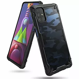 Чехол Ringke Fusion X  для Samsung Galaxy M51 Camo Black (RCS4804)