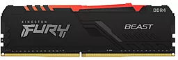 Оперативна пам'ять Kingston Fury DDR4 32GB 3200 MHz (KF432C16BBA/32) Beast RGB - мініатюра 2
