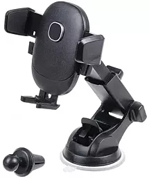 Тримач EasyLife XP-331 2in1 Car Holder Black - мініатюра 2