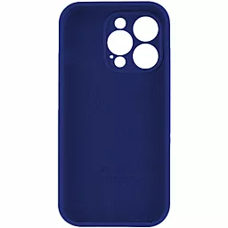 Чехол Silicone Case Full Camera для Apple iPhone 13 Pro Max  Navy Blue - миниатюра 2