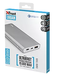 Повербанк Trust Omni thin metal 10000 mAh Silver (22701) - миниатюра 3 Повербанк Trust Omni thin metal 10000 mAh Silver (22701) - миниатюра 3
