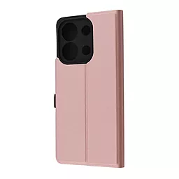 Чехол Wave Flap Case для Xiaomi Redmi Note 13 5G Pink Sand