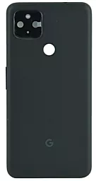 Задняя крышка корпуса Google Pixel 4a 5G со стеклом камеры (EU version) Just Black - фото Задняя крышка корпуса Google Pixel 4a 5G со стеклом камеры (EU version) Just Black