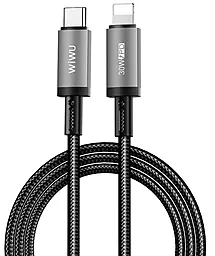 Кабель WIWU Wi-C056 Titanlink USB Type-C - Lightning 30w 3a 1м PD cable Grey