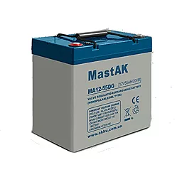 Аккумуляторная батарея MastAK 12V 55Ah (MA12-55DG)
