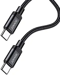 Кабель Jokade JA041 USB Type-C - Type-C 100w 5a 2м PD cable Black - фото Кабель Jokade JA041 USB Type-C - Type-C 100w 5a 2м PD cable Black