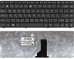 Клавіатура для ноутбуку Asus N43 N43J N43JF N43JM N43JQ чорна