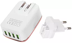 Мережевий зарядний пристрій LDNio Home Charger 4USB 4.4A White (DL-A4404) - мініатюра 6