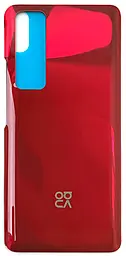 Задняя крышка корпуса Huawei Nova 7 Pro Original Red - фото Задняя крышка корпуса Huawei Nova 7 Pro Original Red