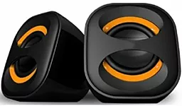 Колонки акустичні Smartfortec К-3 USB Black/Orange - фото Колонки акустичні Smartfortec К-3 USB Black/Orange