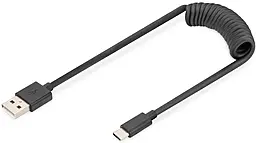 Кабель Digitus USB-A - Type-C 60w 3a 1м cable Black (AK-300430-006-S) - фото Кабель Digitus USB-A - Type-C 60w 3a 1м cable Black (AK-300430-006-S)