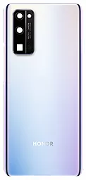 Задняя крышка корпуса Huawei Honor 30 Pro со стеклом камеры, Original Icelandic Frost - фото Задняя крышка корпуса Huawei Honor 30 Pro со стеклом камеры, Original Icelandic Frost