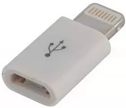 Адаптер-перехідник EasyLife M-F Lightning -> micro USB White