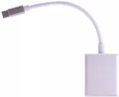 Видео переходник (адаптер) Upex USB Type-C — Displayport Silver (UP10119) - миниатюра 3