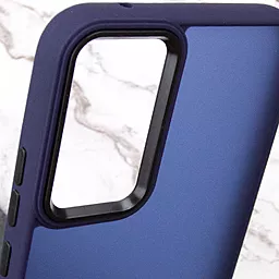 Чехол Epik TPU+PC Lyon Frosted для Samsung Galaxy A54 5G  Navy Blue - миниатюра 5