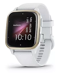 Смарт-годинник Garmin Venu Sq 2 White/Cream Gold (010-02701-01) - фото Смарт-годинник Garmin Venu Sq 2 White/Cream Gold (010-02701-01)