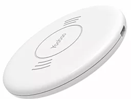 Беспроводное (индукционное) зарядное устройство Yoobao Wireless Fast Charging D1 White - миниатюра 2
