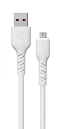 USB Кабель SkyDolphin S07V TPE High Elastic Line micro USB Cable White
