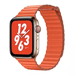 Ремінець для годинника COTEetCI W7 Leather Magnet Band Apple Watch 38/40/41mm Orange (WH5205-OR)