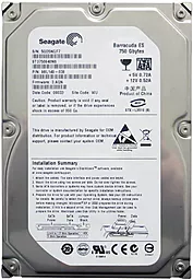 Жесткий диск Seagate Barracuda ES 750GB (ST3750640NS_) - фото Жесткий диск Seagate Barracuda ES 750GB (ST3750640NS_)