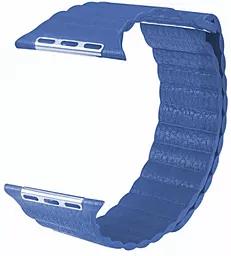 Ремінець LEATHER LINK для Apple Watch 38mm/40mm/41mm Blue