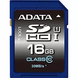 Карта памяти ADATA SDHC 16GB Class 10 UHS-1 U1 (ASDH16GUICL10-R) - фото Карта памяти ADATA SDHC 16GB Class 10 UHS-1 U1 (ASDH16GUICL10-R)
