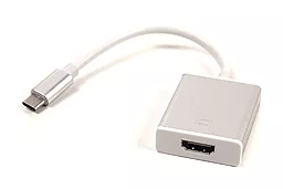 Видеокабель PowerPlant USB Type-C - HDMI, 0.15m (DV00DV4065)
