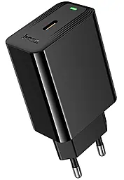 Сетевое зарядное устройство Hoco CS93A 20w PD USB-C fast charger black - фото Сетевое зарядное устройство Hoco CS93A 20w PD USB-C fast charger black