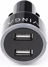 Автомобильное зарядное устройство Vinga CB 333 Duplet USBx2ports 2.1A (APA0333BK) - миниатюра 6