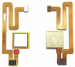 Шлейф Xiaomi Mi Max со сканером отпечатка пальца Gold