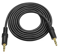 Аудіо кабель Voltronic Audio DC3.5 AUX mini Jack 3.5 мм М/М Cable 1.5 м black (YT-AUXGJ-1.5-B)