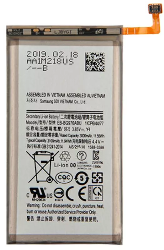 Акумулятори для телефону Samsung Galaxy S10e G970 фото