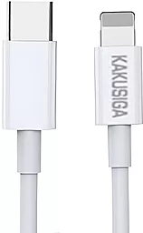Кабель iKaku KSC-653 FEIYUE USB Type-C - Lightning 25w 5a 0.25м PD сable White - фото Кабель iKaku KSC-653 FEIYUE USB Type-C - Lightning 25w 5a 0.25м PD сable White