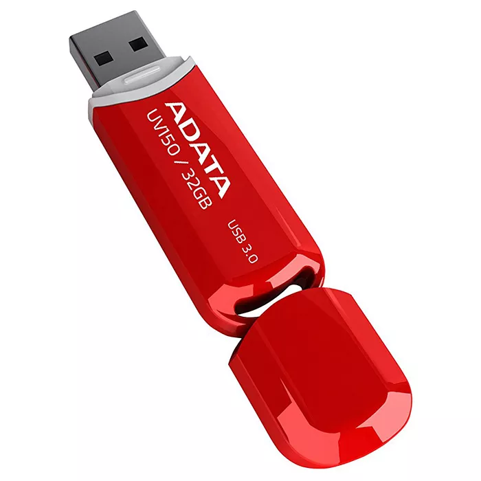 Флешка ADATA 32GB USB 3.0 UV150 (AUV150-32G-RRD) Red - фото 2