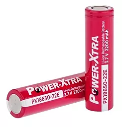 Аккумулятор Power-Xtra 18650 2200mAh Li-Ion 1шт Red (PX18650-22R / 29749)