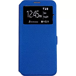 Чехол Dengos Flipp-Book Call ID Samsung A025 Galaxy A02s Blue (DG-SL-BK-276)