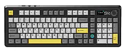 Клавиатура Ajazz AK980 RGB Clear Sky Switches Wireless With Screen (AK980-CS-BGY) - фото Клавиатура Ajazz AK980 RGB Clear Sky Switches Wireless With Screen (AK980-CS-BGY)