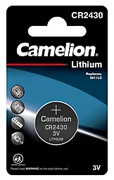 Батарейки Camelion CR2430 1шт 3 V