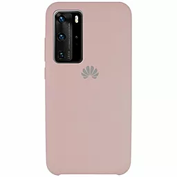 Чехол Epik Silicone Case для Huawei P40 Lite Light Pink