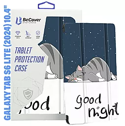 Чехол для планшета BeCover Smart Case для Samsung Galaxy Tab S6 Lite (2024) 10.4" P620/P625/P627 Good Night (710829) - фото Чехол для планшета BeCover Smart Case для Samsung Galaxy Tab S6 Lite (2024) 10.4" P620/P625/P627 Good Night (710829)