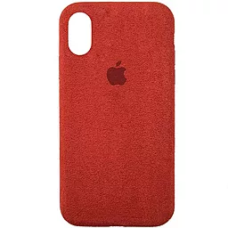 Чохол Epik ALCANTARA Case Full Apple iPhone X, iPhone XS Red