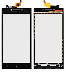 Сенсор (тачскрин) Lenovo P70 Black - фото Сенсор (тачскрин) Lenovo P70 Black