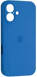 {"ru": "Чехол", "uk": "Чохол"} Silicone Case Full Camera для Apple iPhone 16 New Lake Blue