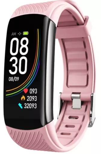 Фітнес-браслет LEMFO C6T Pink - фото 1