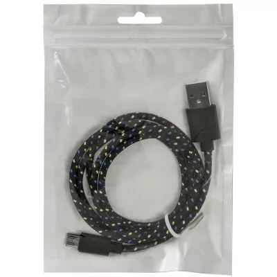 Кабель Defender USB08-03T USB-A - micro USB 10.5w 1м cable Black (87474) - фото 3