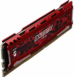 Оперативная память Crucial 8 GB DDR4 3000MHz Ballistix Sport LT Red (BLS8G4D30AESEK) - миниатюра 2