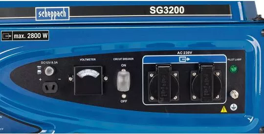 Генератор бензиновый Scheppach SG3200 2500W - фото 3